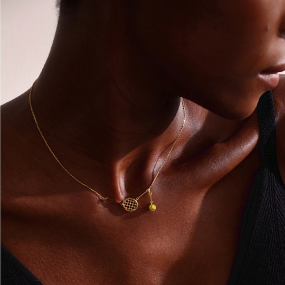 Racket necklace adjustable s925 silver